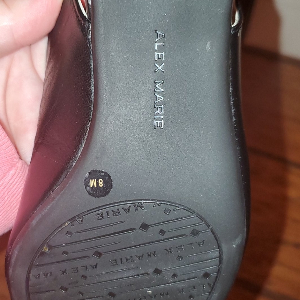 ALEX MARIE Black Sling Back - Picture 7 of 9